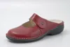 Finn Comfort Damen Clogs Leder Rot 39, Wechselfußbett, Produktbild-Vorschau 2