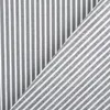 Baumwollstoff Meterware Popeline Streifen grau weiß 1,50m Produktbild-Vorschau 5