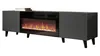 MIRJAN24 TV-Lowboard Vamos Grey 180 mit Kamin, TV-Schrank Produktbild-Vorschau 1