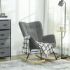 Fauteuil à bascule HOMCOM, fauteuil à bascule aspect Voir les images du produit 2