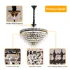 WISFOR lampadario in cristallo a soffitto lampada a Anteprima dell’immagine prodotto 7