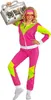 80er Jahre Trainingsanzug pink - Fasching Kostüm Größe: S Produktbild-Vorschau 1