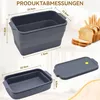 Brotbackform Silikon mit Deckel, BPA-Freie, Produktbild-Vorschau 2