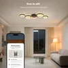 KAUFHOF LED Deckenleuchte 5 kreisförmige Ringe Schwarz, 56W Produktbild-Vorschau 6