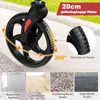 COSTWAY Rollator se sedadlem skládací lehký, 2v1 invalidní Náhled obrázku produktu 7
