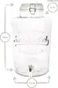 Rink Drink Glas-Getränkespender mit Zapfhahn – 8,7 l – 2 Produktbild-Vorschau 3