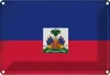 vianmo Blechschild 20x30 cm Haiti Vintage Flagge Fahne Produktbild-Vorschau 1