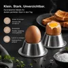 Eierbecher Edelstahl Eier Becher Metall Frühstück Produktbild-Vorschau 9