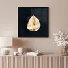 MuchoWow® MuchoWow® Gerahmtes Poster Blätter - Schwarz und Produktbild-Vorschau 6