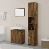 The Living Store 3-tlg. Badmöbel-Set Räuchereiche Produktbild-Vorschau 2