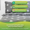 etérea Renforcé Bettwäsche 140x200 cm + 70x90 cm Sterne Produktbild-Vorschau 4