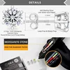 KRKC&CO Silber 925 Moissanit Ohrringe 1,2 ct Diamant Damen Produktbild-Vorschau 3