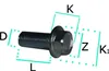bullone M10 x 1,25 da 25 mm per lama tosaerba Honda Anteprima dell’immagine prodotto 1