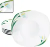 6x White Calla Suppenteller Porzellan 6 Personen floral Produktbild-Vorschau 1