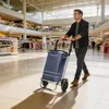 JOIEYOU Opvouwbare transportwagen, 100 x 45,5 x 39 cm, Productafbeelding-voorbeeld 8