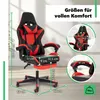 A gaming chair with various dimensions indicated by lines and text. Náhled obrázku produktu