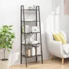 vidaXL Standregal mit 5 Böden Schwarz 56x35x174 cm Produktbild-Vorschau 2