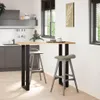 vidaXL Pieds de table de bar en U 2 pcs. noir 50x(110-111) Voir les images du produit 1