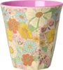 Rice Melamin Becher - Bunt Flower Power Motiv 250ml Produktbild-Vorschau 1