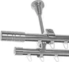 Innenlauf Gardinenstange Edelstahl Look, Durchmesser 20mm, Produktbild-Vorschau 1