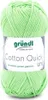 A ball of green yarn with a label. Produktbild-Vorschau