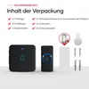 SAVS Funk-Türklingel mit 1 Empfänger - Schwarz - Reichweite Produktbild-Vorschau 10