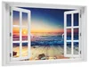 Wallario Wandbild mit Fenster-Illusion: Sonnenuntergang am Produktbild-Vorschau 2