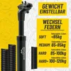 BikePeak Sattelstütze gefedert - Für jedes Gewicht - Größe Produktbild-Vorschau 2