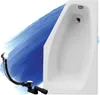 BADLAND Eckbadewanne Badewanne Marika RECHTS 140x80 mit Produktbild-Vorschau 1