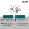 KOTARBAU® Drückergarnitur 110mm Satin BB–Buntbart Universal Produktbild-Vorschau 2