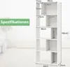 COSTWAY 5-poziomowy regał na książki, regał na książki do Podgląd zdjęcia produktu 2
