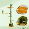 Arbre à chat PawHut à hauteur de plafond, 230-275 cm, avec Voir les images du produit 7