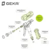 GEKA plus Profi-Reinigungspistole G1/2" IG gummiert Produktbild-Vorschau 8