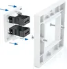 deleyCON 1x HDMI Dose Wanddose 2x Port Unterputz Montage - Produktbild-Vorschau 3
