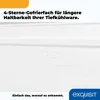 Exquisit Gefrierschrank GS271-NF-H-010E weiss | Standgerät Produktbild-Vorschau 9
