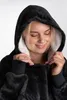 Decke Sweatshirt, große Übergröße, dick, warm, mit Kapuze, Produktbild-Vorschau 2
