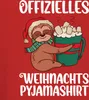 Offizielles Weihnachts-Pyjama Faultier - Weihnachten Produktbild-Vorschau 3