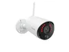 A white security camera with a black front is shown against a white background. Produktbild-Vorschau