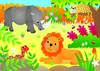 Galt Toys 1005071 Jungle 4 Puzzles in der Box – Dschungel, Produktbild-Vorschau 8