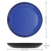 Assiettes Le Papillon Set de 6 20.5cm, Bleu Voir les images du produit 2