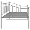 vidaXL Schlafsofa Bettgestell Grau Metall 90x200 cm -  Produktbild-Vorschau 6