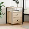 vidaXL Nachttisch Sonoma-Eiche 44x45x60 cm Holzwerkstoff Produktbild-Vorschau 9