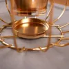 Elegante Kerzenlaterne aus Metall und Glas für Kerzen oder Produktbild-Vorschau 7