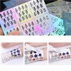 Nail Art Nagelfolie Nagel Schablone Sticker Holow Modell 5 Produktbild-Vorschau 2