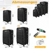 KESSER® Set de 4 valises rigides Set de valises rigides Set Voir les images du produit 7
