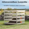Wiltec zahradní kompostér 100 x 100 x 90 cm, kovový Náhled obrázku produktu 4