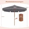 COSTWAY Parasol ogrodowy φ300cm, parasol ogrodowy z Podgląd zdjęcia produktu 3