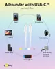 Goobay 77743 USB-C™ siliconenkabel, 1,5 meter, wit - een Productafbeelding-voorbeeld 6