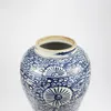 Fine Asianliving Vaso cinese con coperchio blu bianco Anteprima dell’immagine prodotto 3
