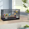 Vogelkäfig Flugkäfig mit Sitzstangen Zuchtboxen für Vögel Produktbild-Vorschau 3